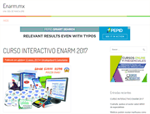 Tablet Screenshot of enarm.mx